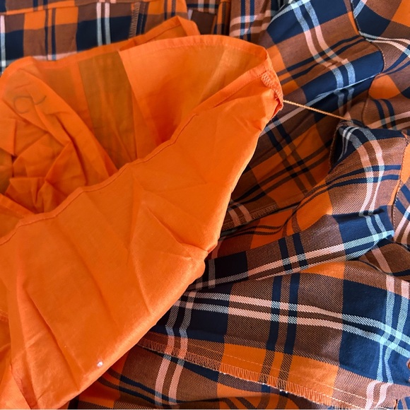 STAUD Wells Maxi Dress - Poppy Plaid Cotton Spring - Picture 9 of 12